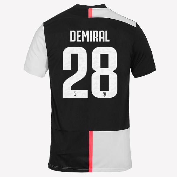 Camiseta Juventus NO.28 Demiral 1ª 2019/20 Blanco Negro